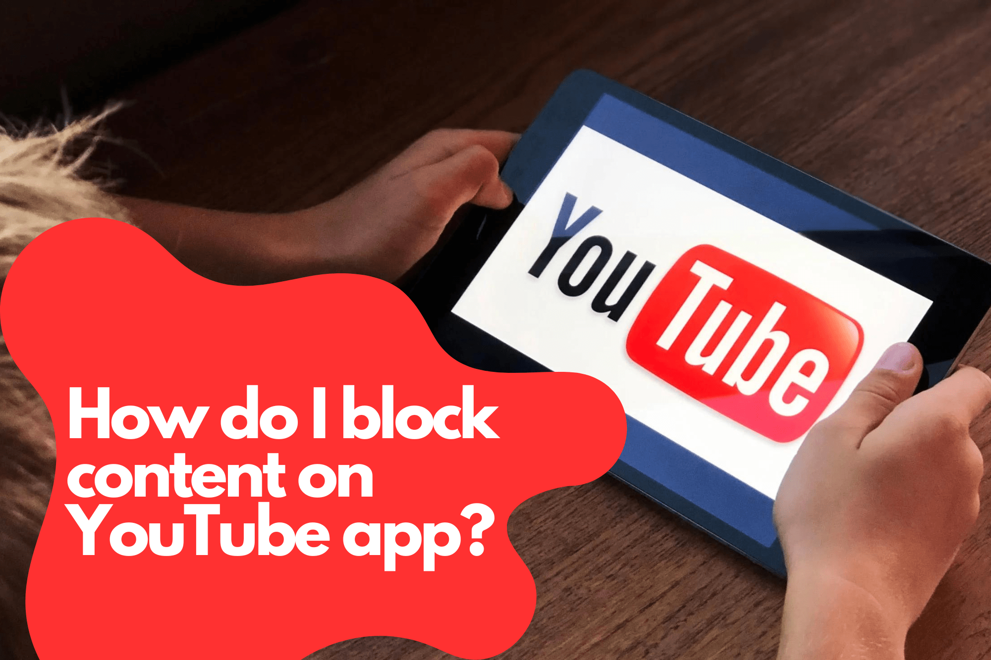 How do I block content on YouTube app?