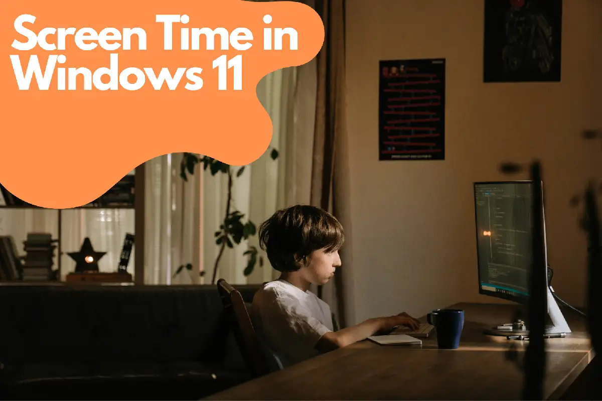 Doba na obrazovce ve Windows 11
