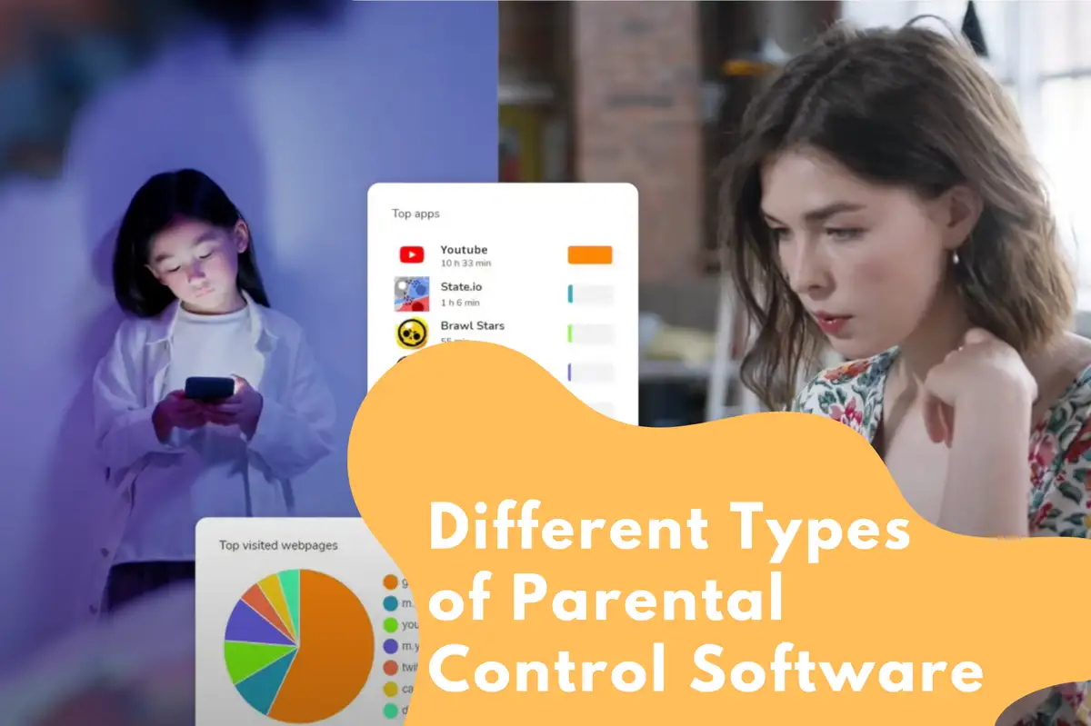 Různé typy softwaru pro rodičovskou kontrolu